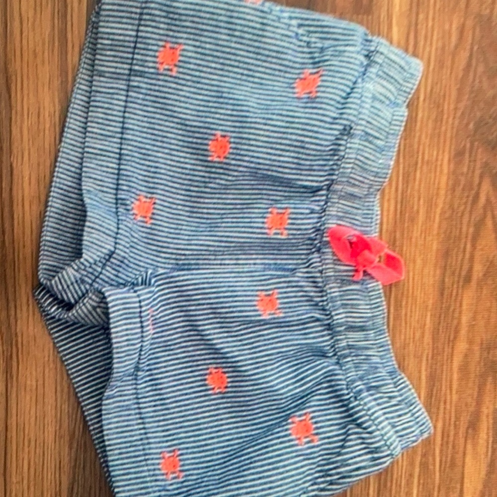 Biden blue and red casual shorts